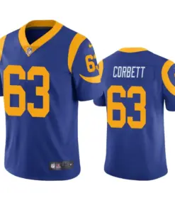 Austin Corbett Los Angeles Rams Nike Vapor Limited Jersey - Royal Blue