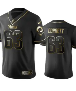 Austin Corbett Los Angeles Rams Nike Golden Edition Vapor Limited Jersey - Black