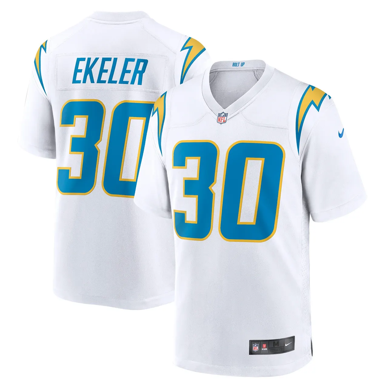 Austin Ekeler Los Angeles Chargers Nike Game Jersey - White - Image 2