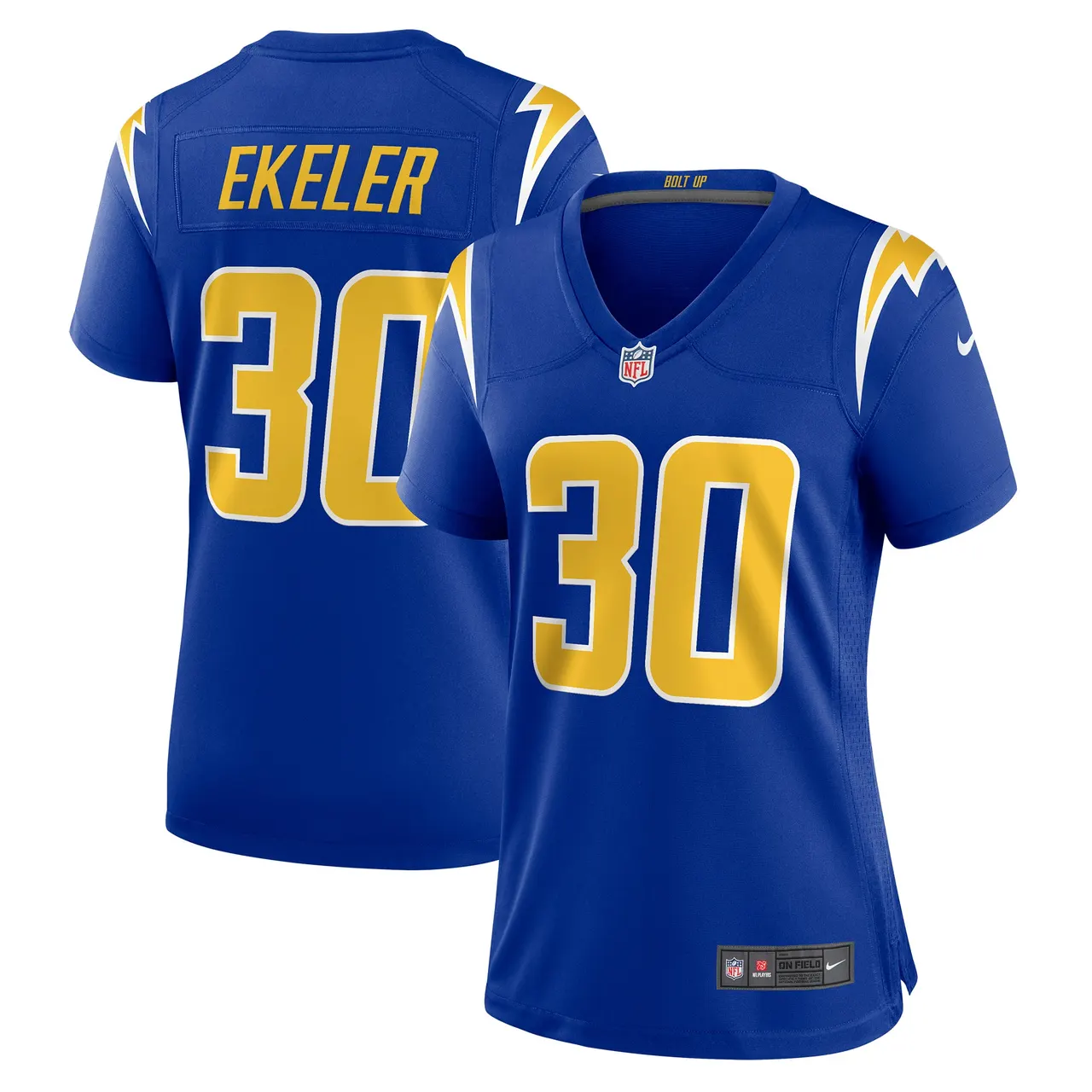 Austin Ekeler Los Angeles Chargers Nike Women's Game Jersey - White - Image 17