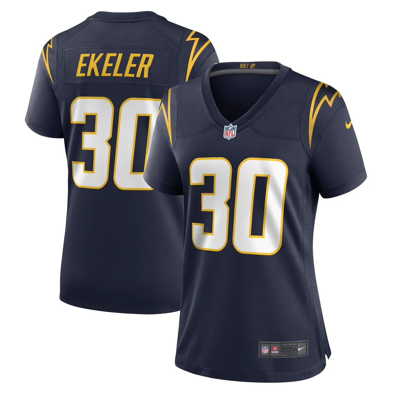 Austin Ekeler Los Angeles Chargers Nike Women's Game Jersey - White - Image 14
