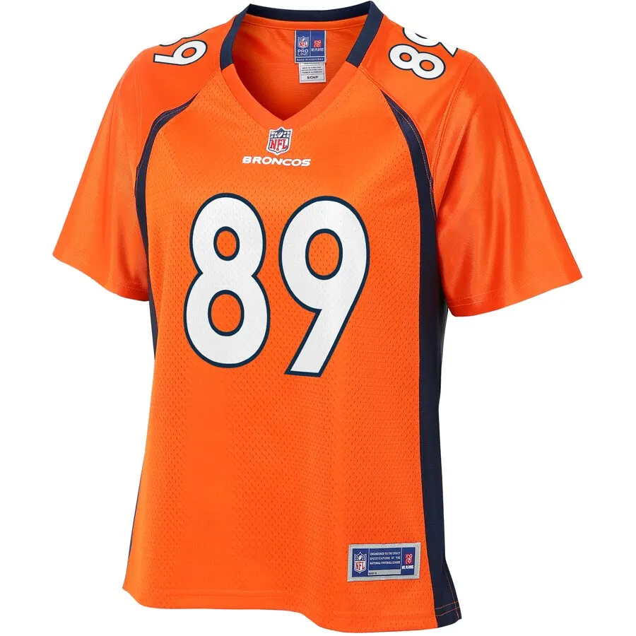 Austin Fort Denver Broncos NFL Pro Line Women's Team Player Jersey - Orange - Image 2