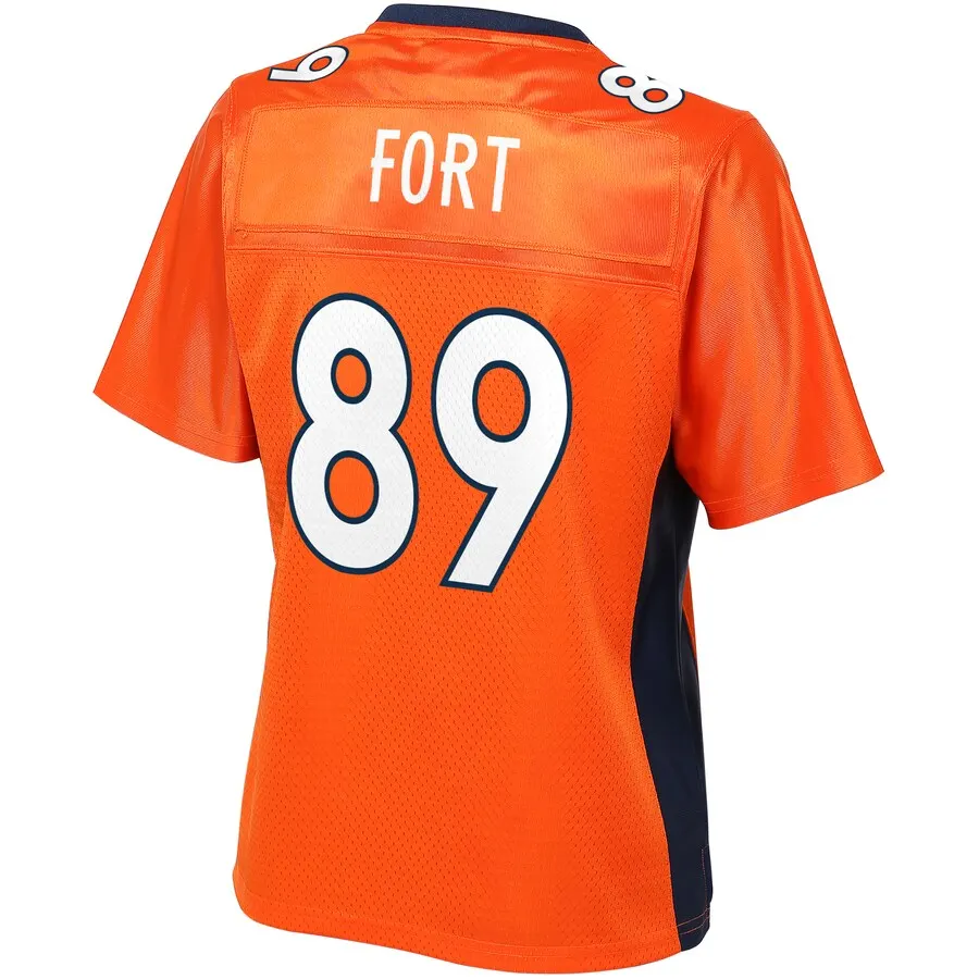 Austin Fort Denver Broncos NFL Pro Line Women's Team Player Jersey - Orange - Image 3