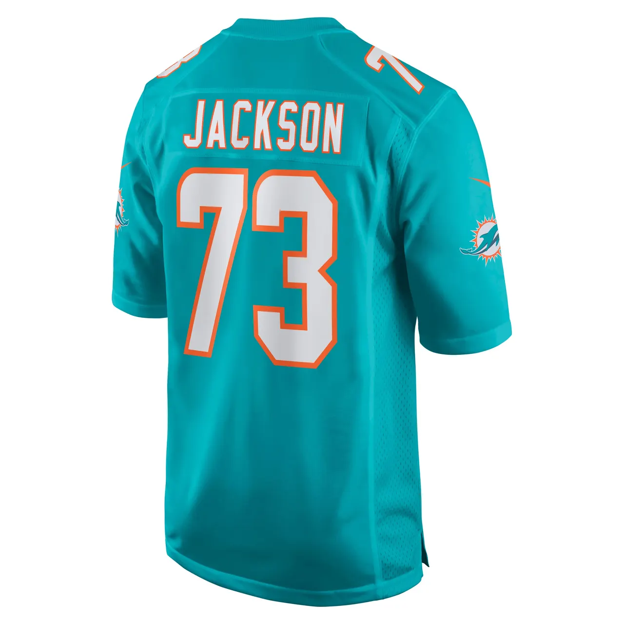 Austin Jackson Miami Dolphins Nike Player Game Jersey - Aqua - Image 4