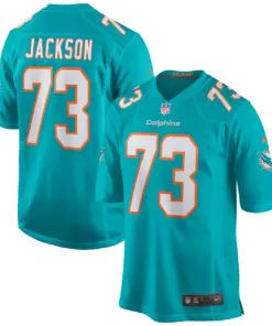 Austin Jackson Miami Dolphins Nike Player Game Jersey - Aqua - Image 2