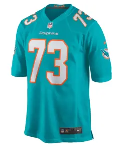 Austin Jackson Miami Dolphins Nike Player Game Jersey - Aqua - Image 3