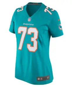 Austin Jackson Miami Dolphins Nike Women's Game Jersey - Aqua - Image 3