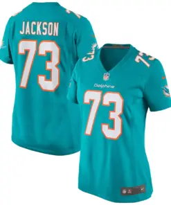 Austin Jackson Miami Dolphins Nike Women's Game Jersey - Aqua