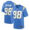 Austin Johnson Los Angeles Chargers Nike Game Player Jersey - Powder Blue