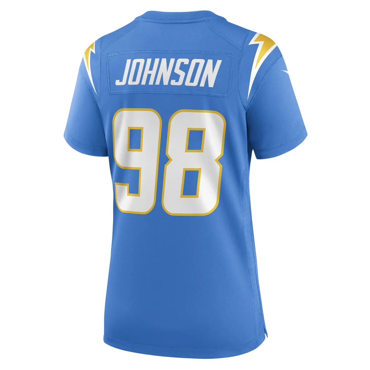 Austin Johnson Los Angeles Chargers Nike Women's Game Player Jersey - Powder Blue - Image 4