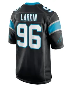 Austin Larkin Carolina Panthers Nike Game Player Jersey - Black - Image 4