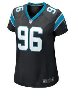 Austin Larkin Carolina Panthers Nike Women's Game Player Jersey - Black - Image 3