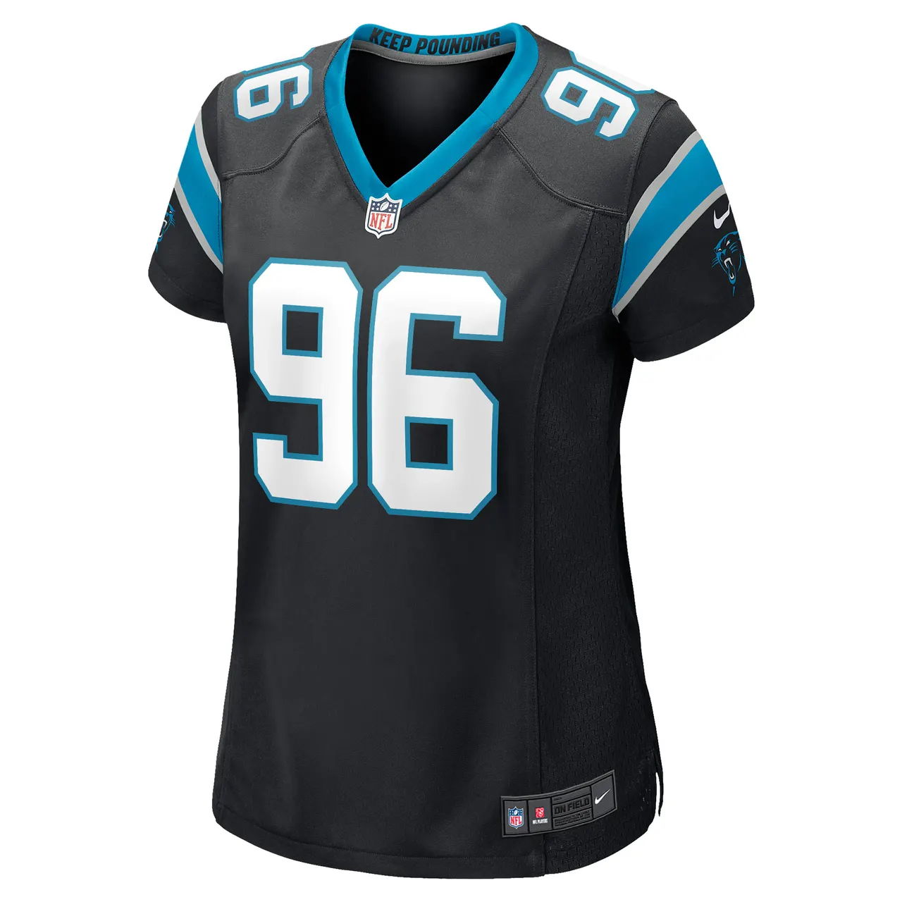 Austin Larkin Carolina Panthers Nike Women's Game Player Jersey - Black - Image 3