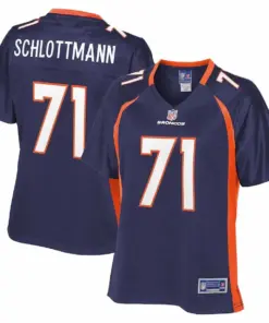 Austin Schlottmann Denver Broncos NFL Pro Line Women's Alternate Player Jersey - Navy