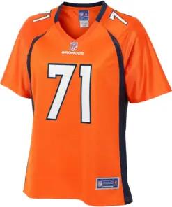 Alternative view of Austin Schlottmann Denver Broncos NFL Pro Line Women's Player Jersey - Orange
