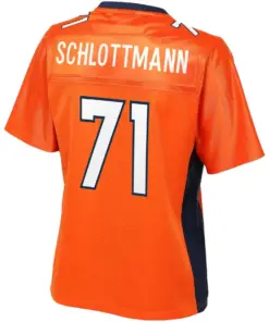 Austin Schlottmann Denver Broncos NFL Pro Line Women's Player Jersey - Orange - Image 3