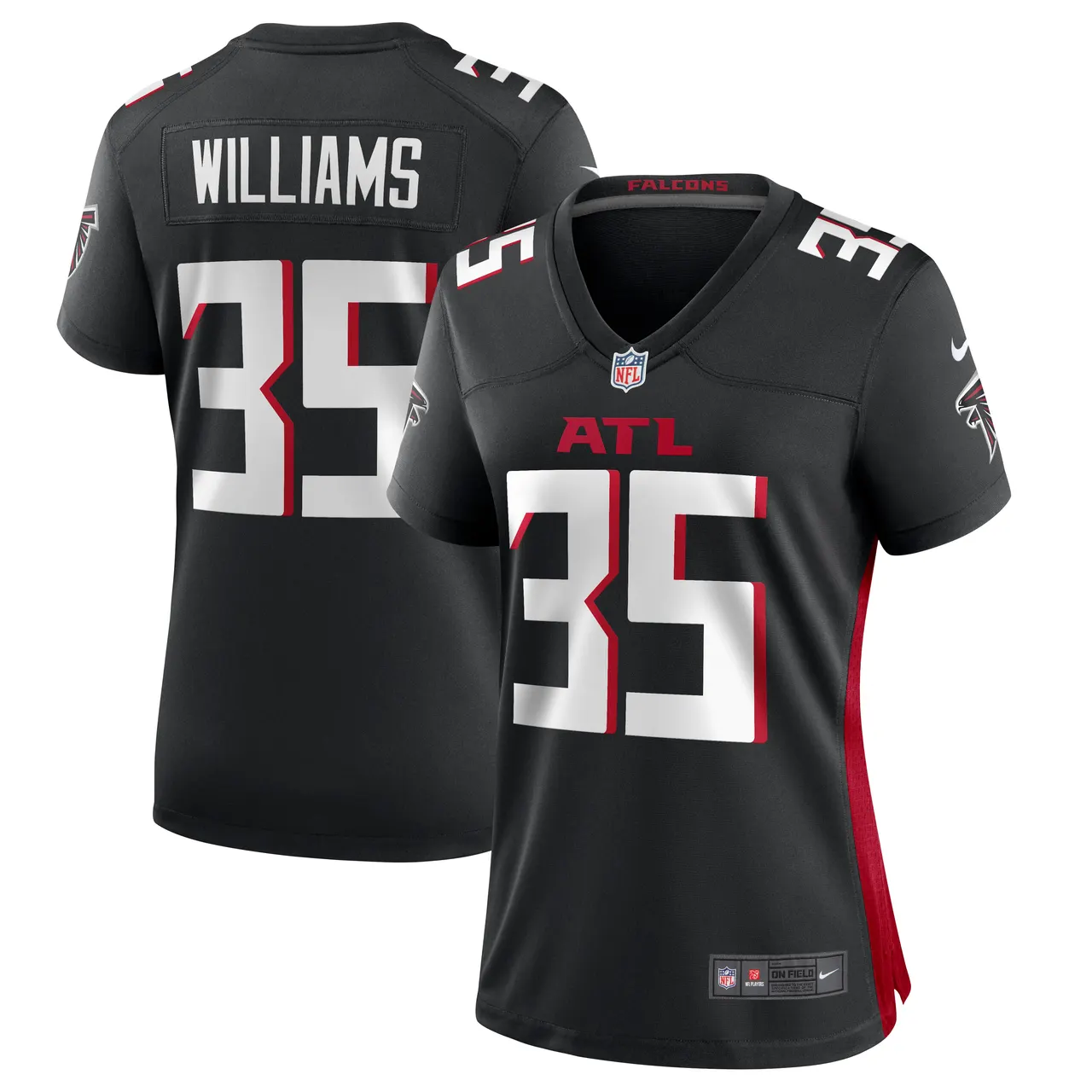 Avery Williams #35 Atlanta Falcons Nike Women's Game Jersey - Black