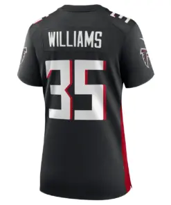 Avery Williams #35 Atlanta Falcons Nike Women's Game Jersey - Black - Image 4