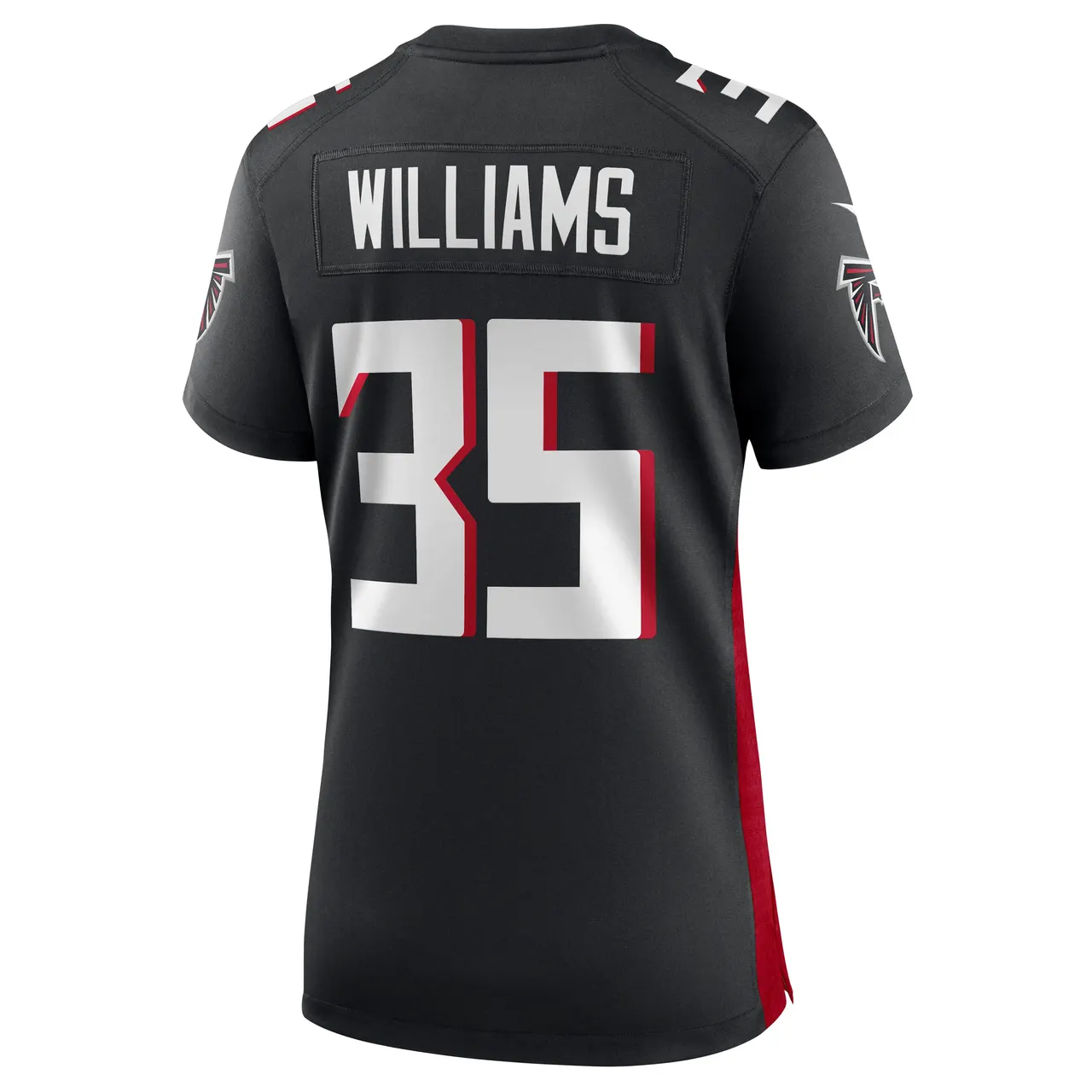 Avery Williams #35 Atlanta Falcons Nike Women's Game Jersey - Black - Image 4