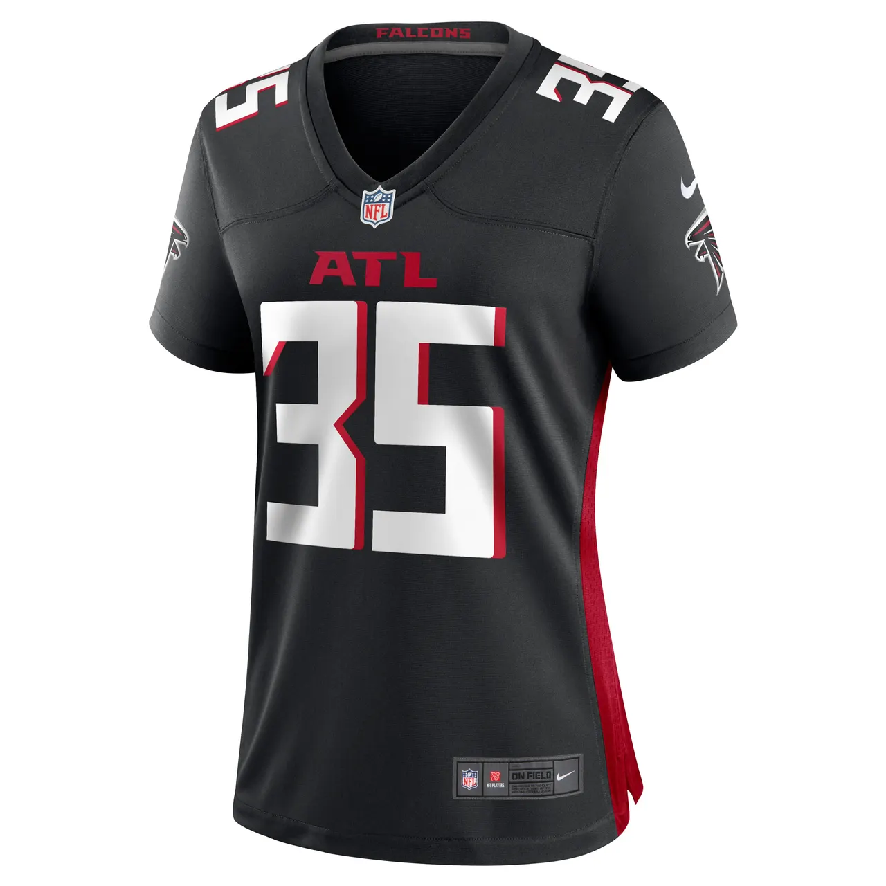 Avery Williams #35 Atlanta Falcons Nike Women's Game Jersey - Black - Image 3