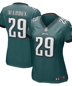 Avonte Maddox Philadelphia Eagles Nike Women's Game Jersey - Midnight Green - Image 2