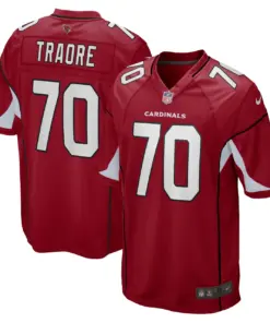 Badara Traore Arizona Cardinals Nike Game Player Jersey - Cardinal