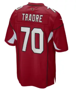 Badara Traore Arizona Cardinals Nike Game Player Jersey - Cardinal - Image 4