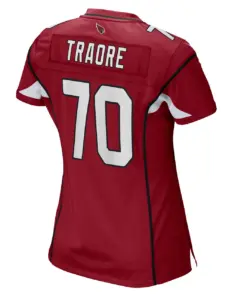 Badara Traore Arizona Cardinals Nike Women's Game Player Jersey - Cardinal - Image 4