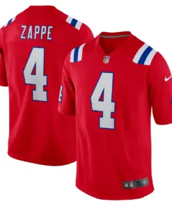 Bailey Zappe New England Patriots Nike Game Player Jersey - Navy - Image 5