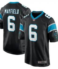 Baker Mayfield Carolina Panthers Nike Alternate Player Game Jersey - Powder Blue - Image 8