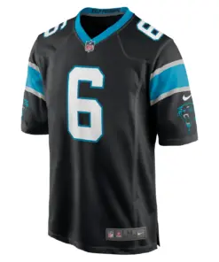 Baker Mayfield Carolina Panthers Nike Alternate Player Game Jersey - Powder Blue - Image 6