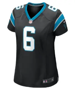 Baker Mayfield Carolina Panthers Nike Women's Home Player Game Jersey - Black - Image 3