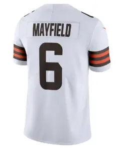 Baker Mayfield Cleveland Browns Nike Alternate Vapor Limited Jersey - Brown - Image 10
