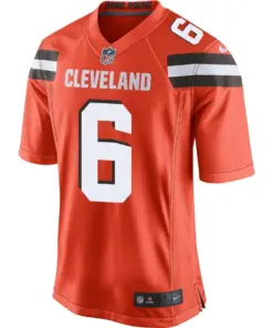 Alternative view of Baker Mayfield Cleveland Browns Nike Game Jersey - Orange