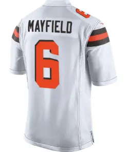 Baker Mayfield Cleveland Browns Nike Game Jersey - White - Image 3