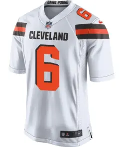 Alternative view of Baker Mayfield Cleveland Browns Nike Game Jersey - White