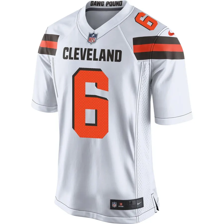 Baker Mayfield Cleveland Browns Nike Game Jersey - White - Image 2