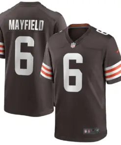 Alternative view of Baker Mayfield Cleveland Browns Nike Game Player Jersey - Brown