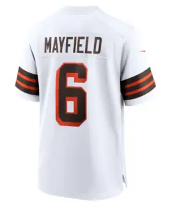 Baker Mayfield Cleveland Browns Nike Game Player Jersey - Brown - Image 7