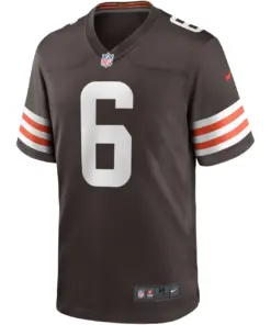 Baker Mayfield Cleveland Browns Nike Game Player Jersey - Brown - Image 3