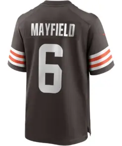Baker Mayfield Cleveland Browns Nike Game Player Jersey - Brown - Image 4