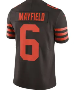 Baker Mayfield Cleveland Browns Nike Vapor Limited Jersey - Brown - Image 4