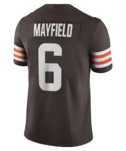 Baker Mayfield Cleveland Browns Nike Vapor Limited Player Jersey - Brown - Image 4