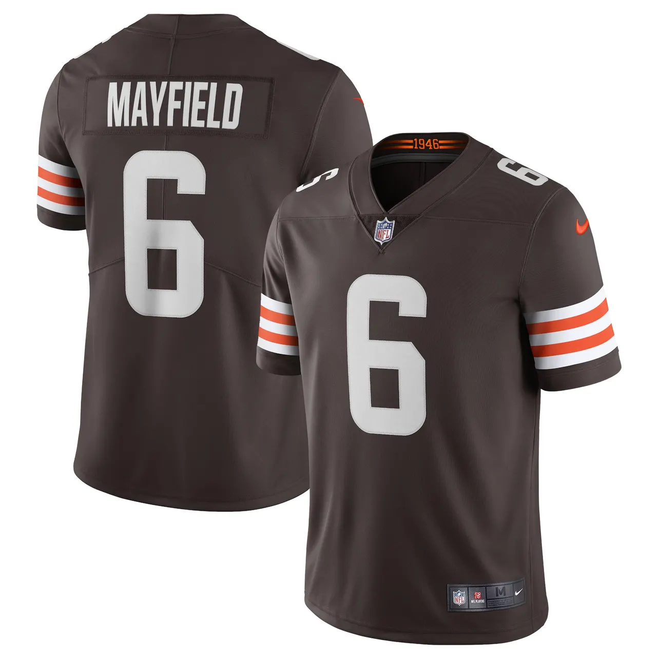 Baker Mayfield Cleveland Browns Nike Vapor Limited Player Jersey - Brown - Image 2