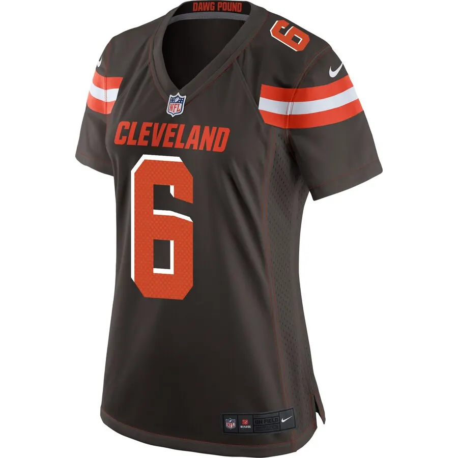 Baker Mayfield Cleveland Browns Nike Women's Game Jersey - Brown - Image 2