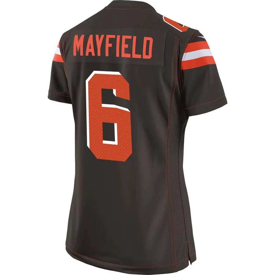 Baker Mayfield Cleveland Browns Nike Women's Game Jersey - Brown - Image 3