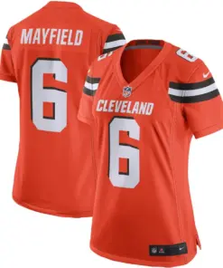 Baker Mayfield Cleveland Browns Nike Women's Player Game Jersey - Orange