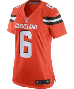 Alternative view of Baker Mayfield Cleveland Browns Nike Women's Player Game Jersey - Orange