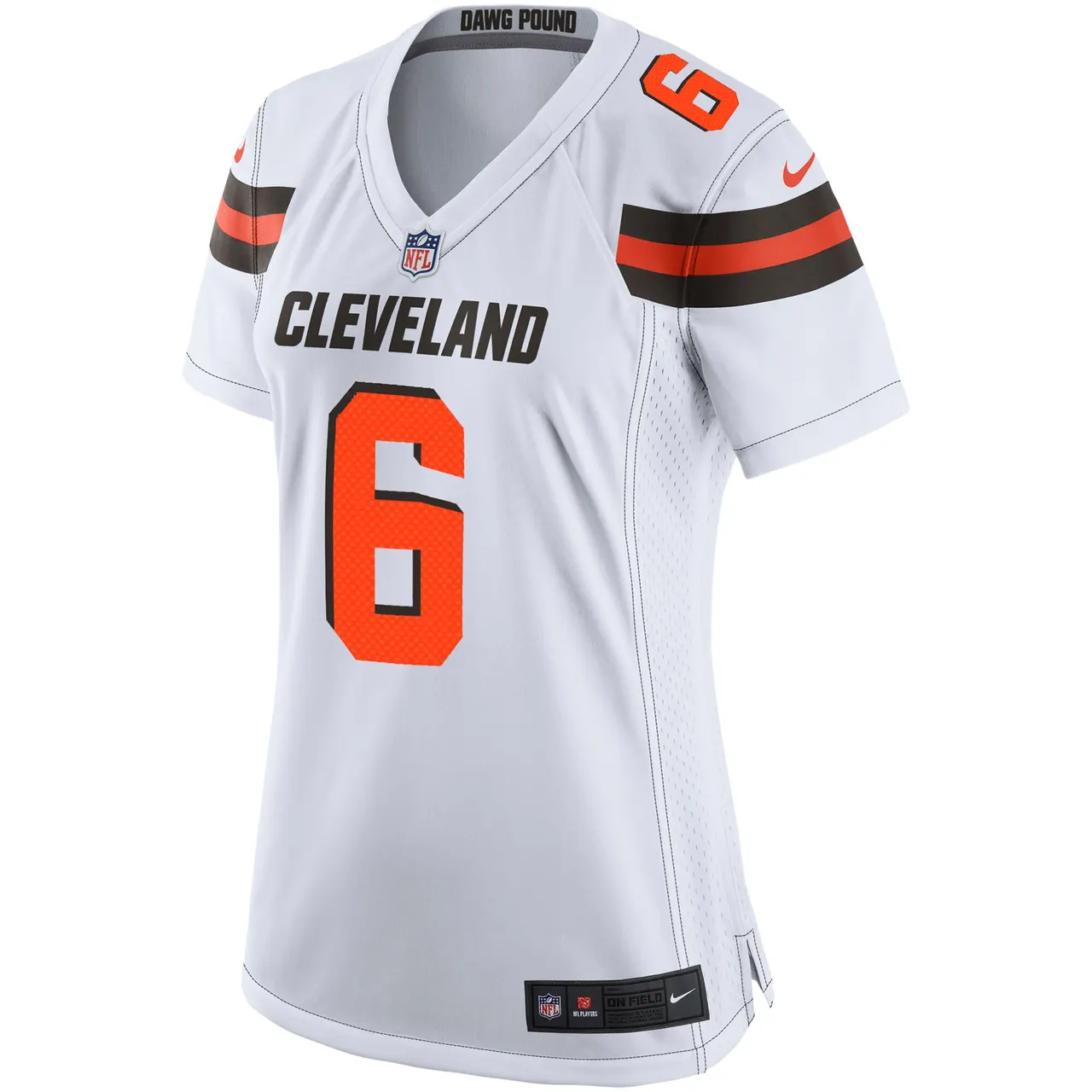 Baker Mayfield Cleveland Browns Nike Women's Player Game Jersey - White - Image 3