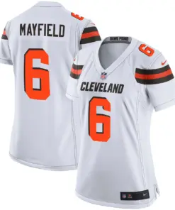Alternative view of Baker Mayfield Cleveland Browns Nike Women's Player Game Jersey - White